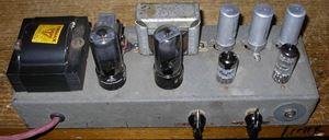 Restored valve amp 6V6 power valves